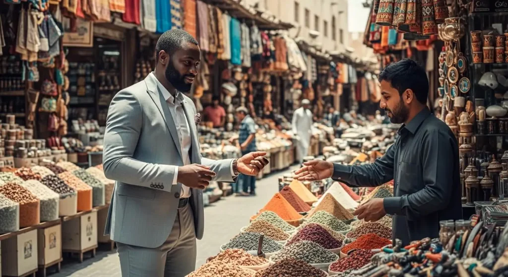 Tissus colorés et vêtements mode disponibles à Dubaï pour le marché congolais